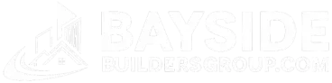 Bayside Builders Group logo, showcasing a stylized house design, symbolizing expertise in Bay Area home remodeling and construction services, including kitchen, bathroom renovations, and more.