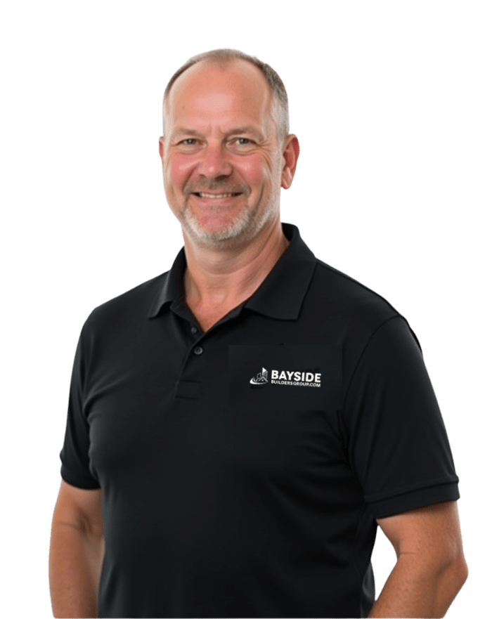 Professional contractor headshot at Bayside Builders Group, Bay Area